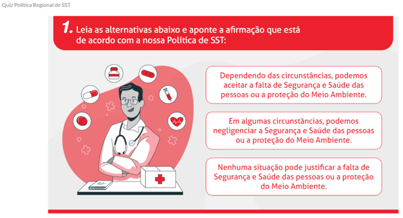 QUIZ SAA DE SEG E MEIO AMBIENTE - Meio Ambiente, Saúde e Segurança no  Trabalho